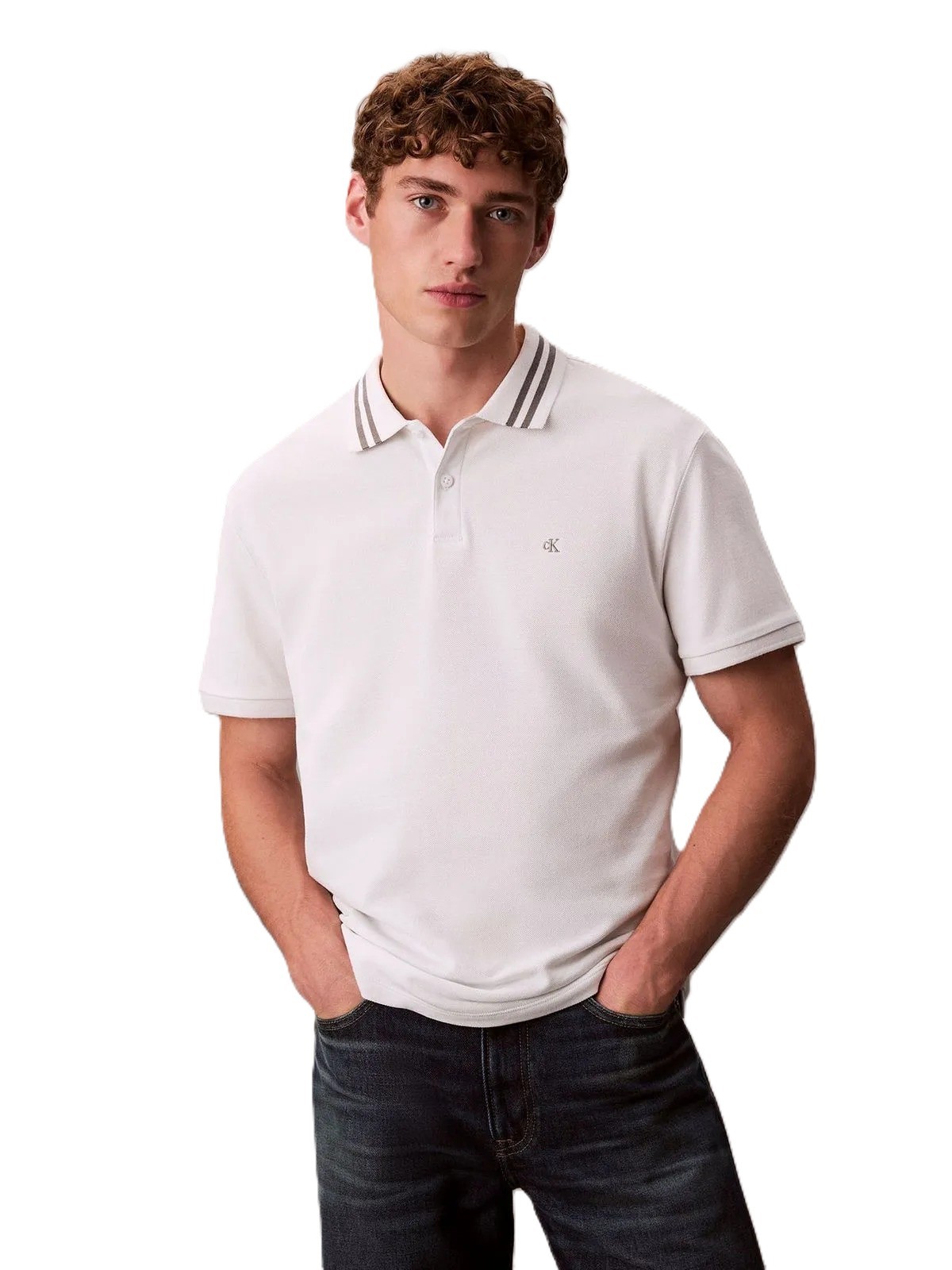 REMERA C/POLO CAB.-BLANC DE BLANC