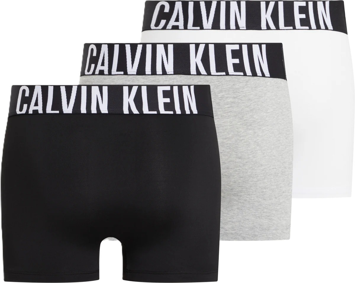 BOXER CAB. -TRUNK 3PK-BLACK, GREY HEATHER, WHITE