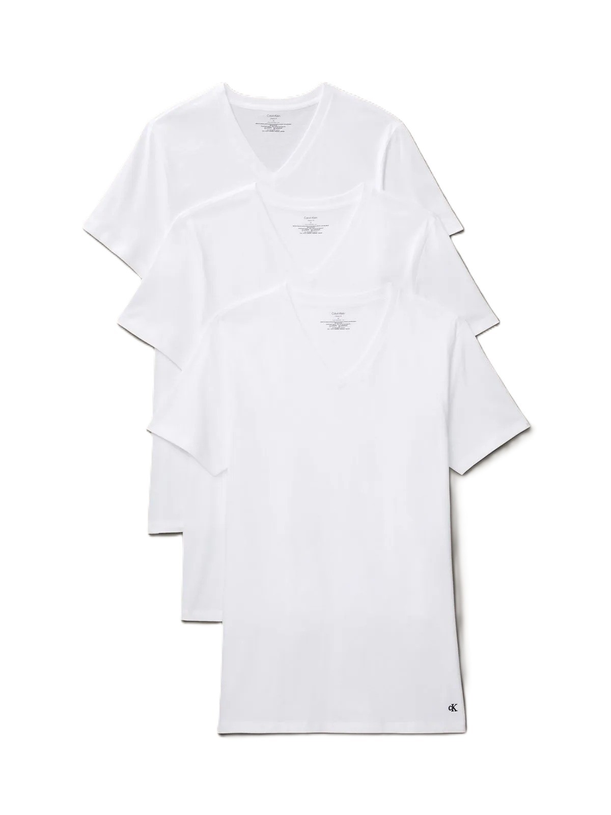 T-SHIRT C/V UNDW CAB. PQX3-WHITE/WHITE/WHITE