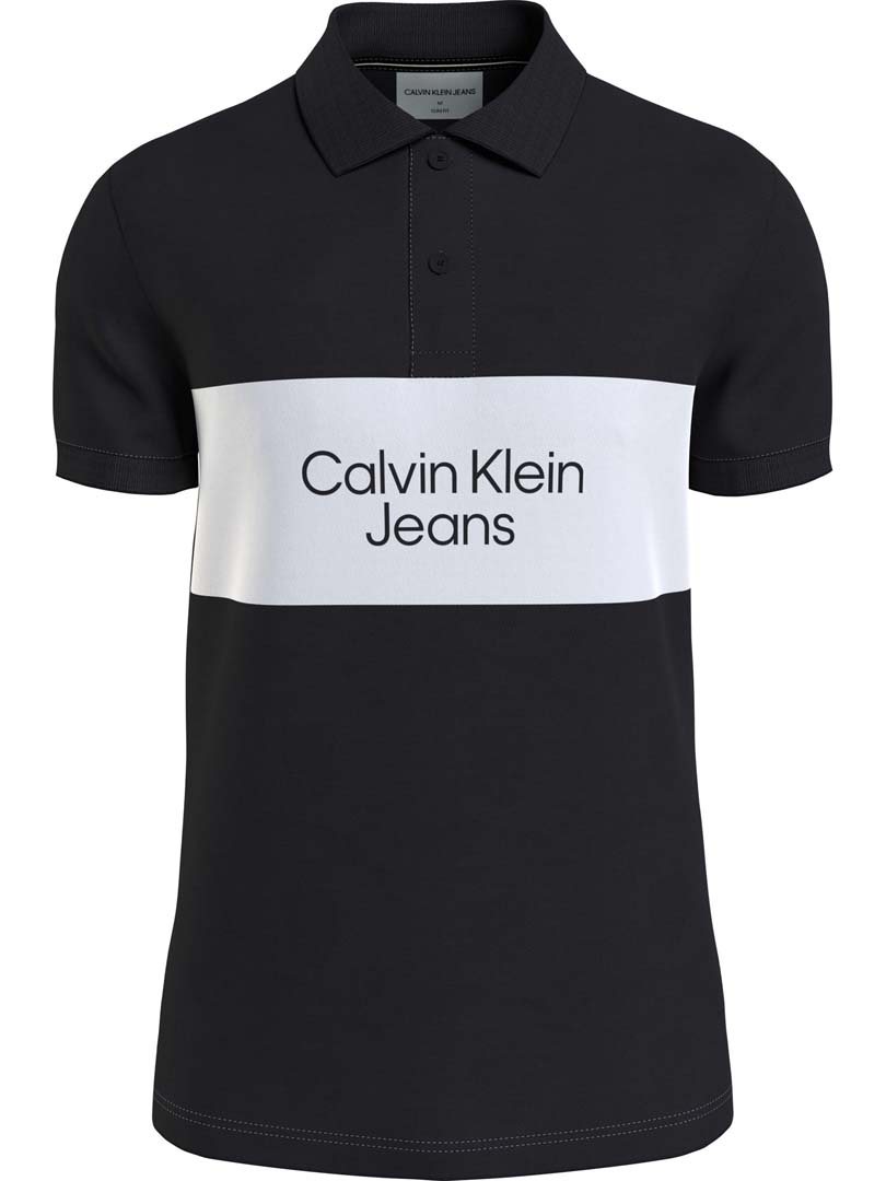 REMERA C/POLO CAB-CK BLACK