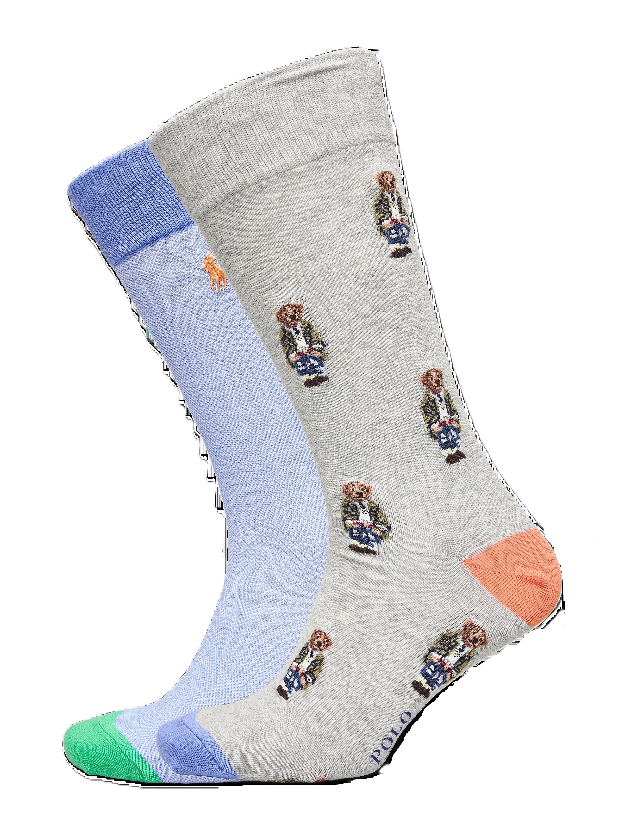 MEDIA CAB.-MINI BEAR-2 PACK-2PK GREY/BLUE-OSZ - OS