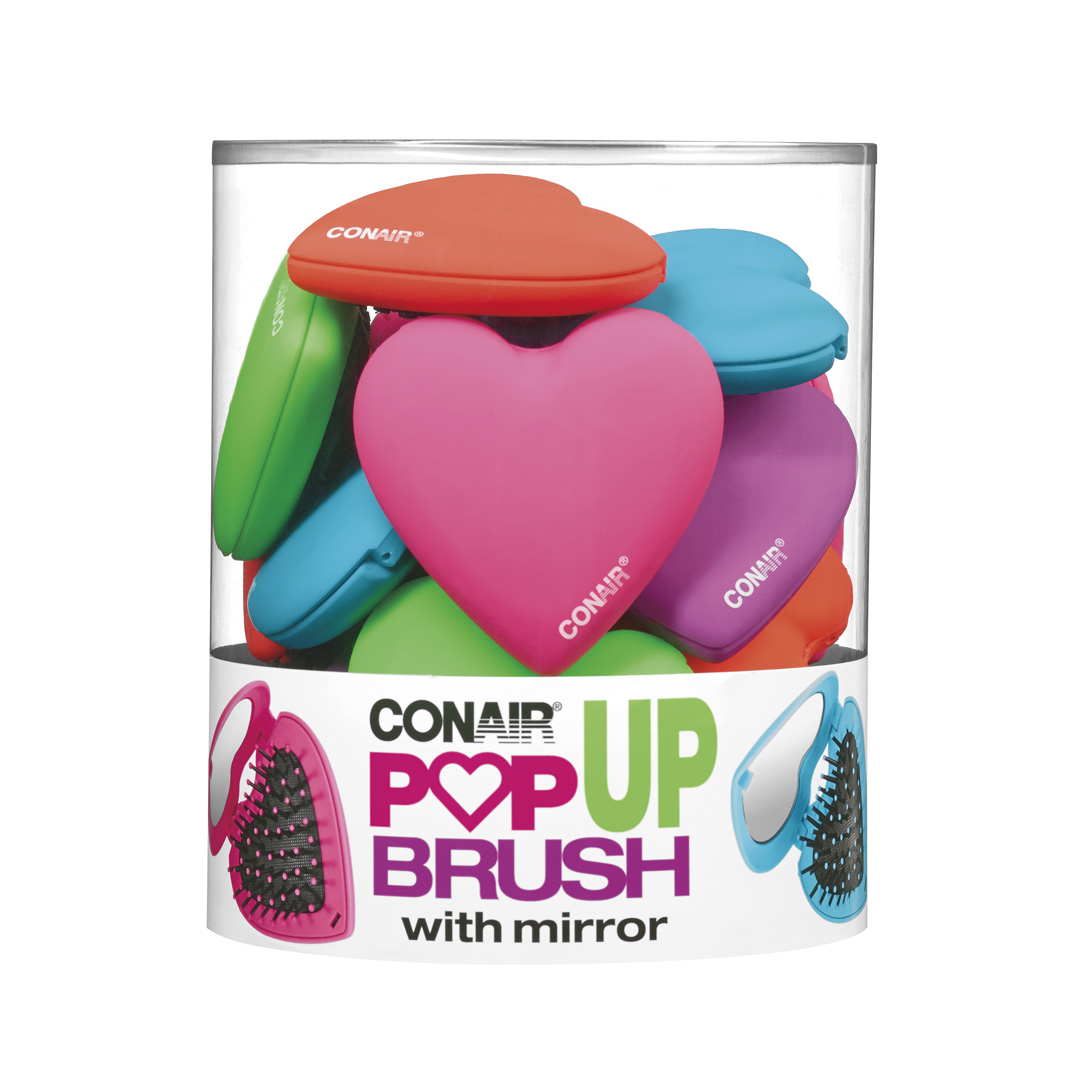 JUEGO DE CEPILLOS HEART POP UP BRUSH 16 PZ