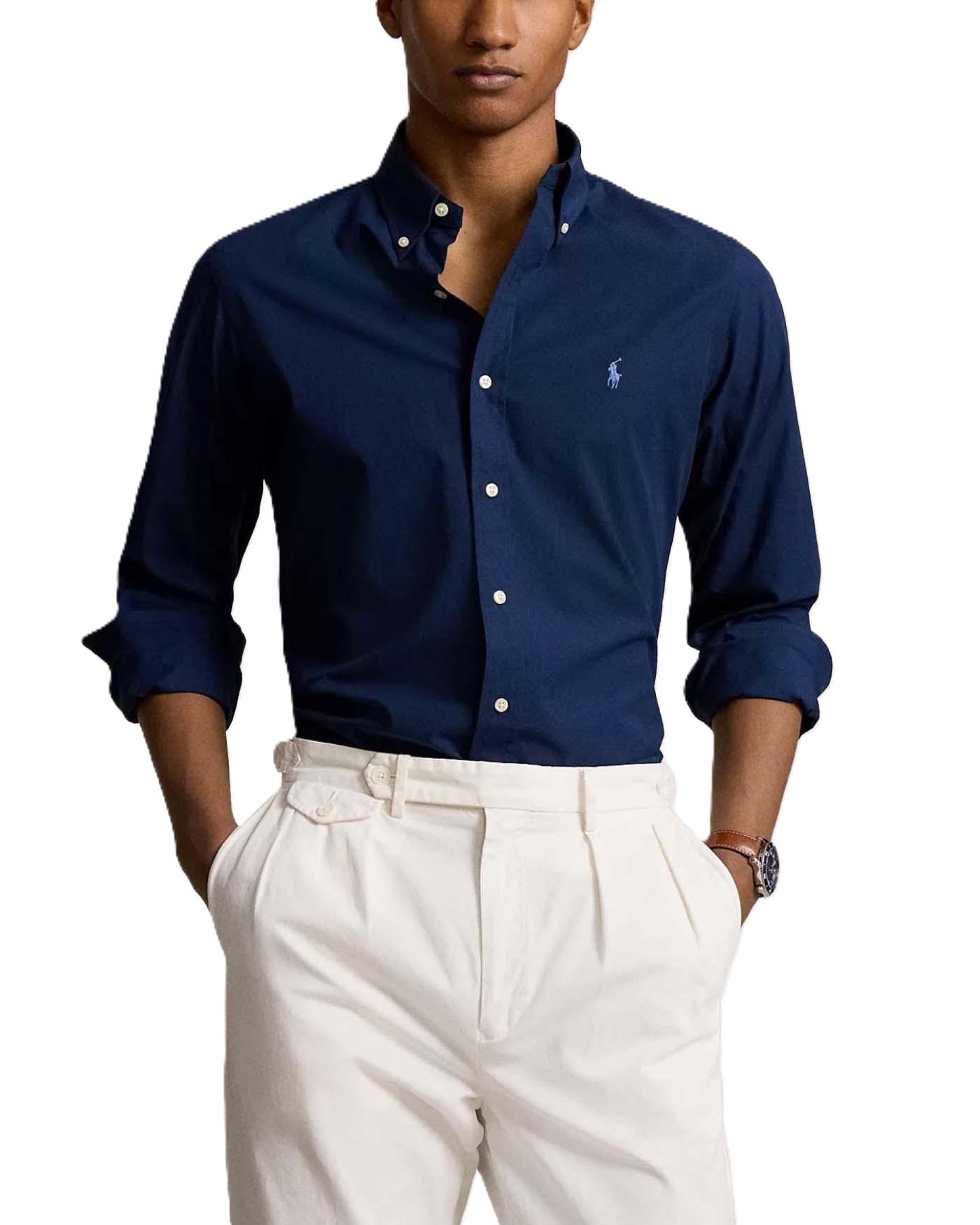 CAMISA CAB. M/L-CUBDPPCS-NEWPORT NAVY-S