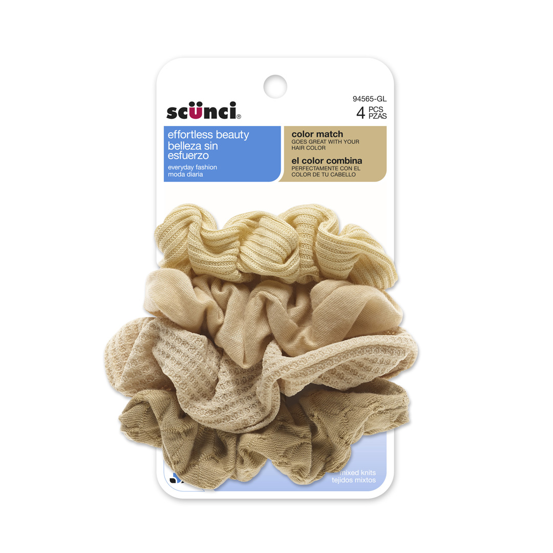 GOMAS FORRADAS EN TELA COLORES NUDE X4