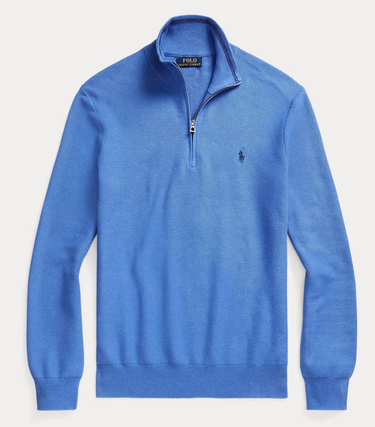 SWEATER C/HZ -FREEDOM BLUE HEATHER