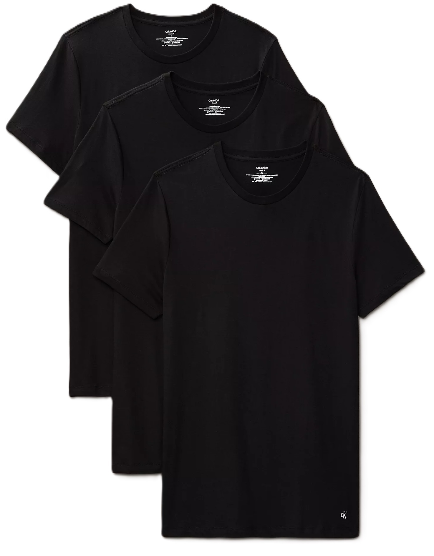 T-SHIRT UNDW CAB. C/R PQX3-BLACK/BLACK/BLACK-S