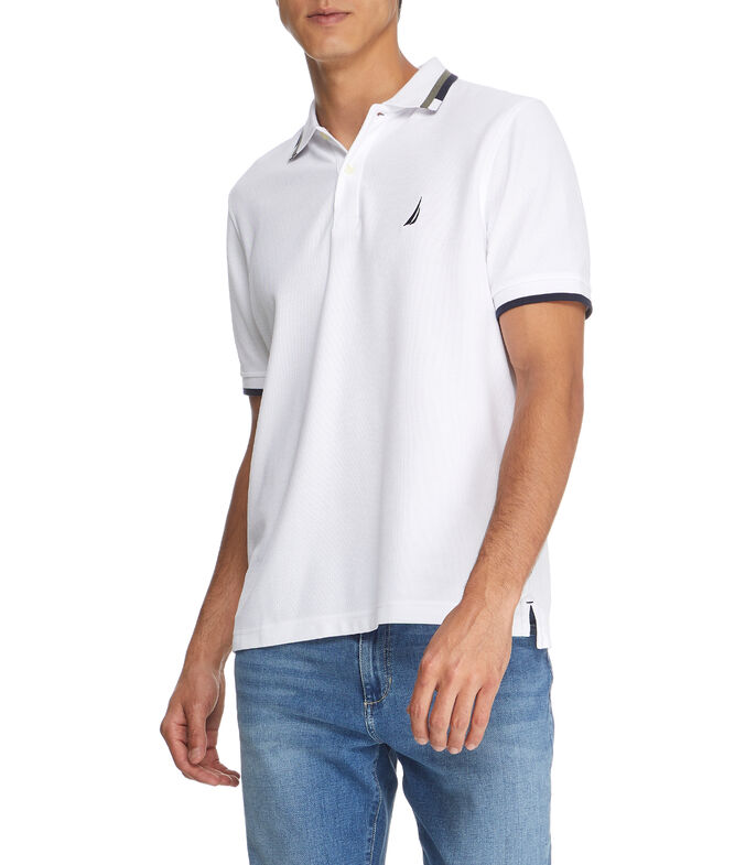 REMERA C/POLO CAB.-BRIGHT WHITE S - S