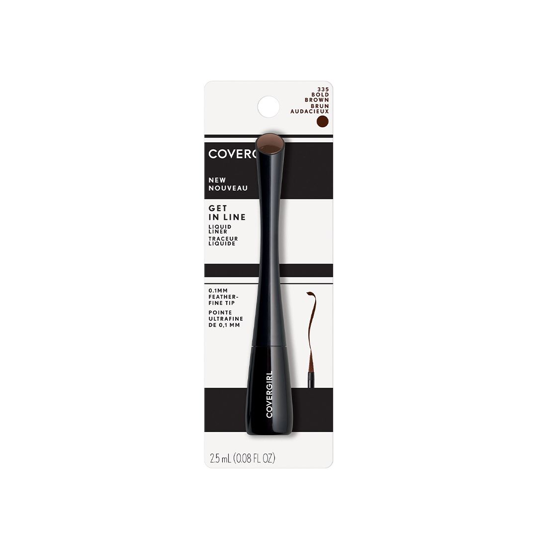GET IN LINE LIQUID EYELINER MAJOR BOLD BROWN