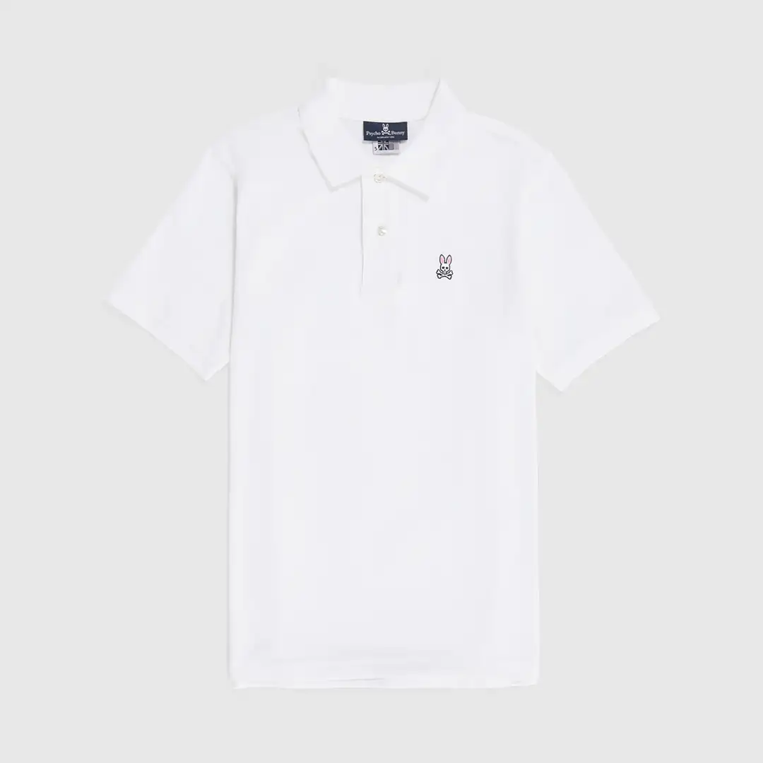 REMERA C/POLO CABALLERO-WHITE