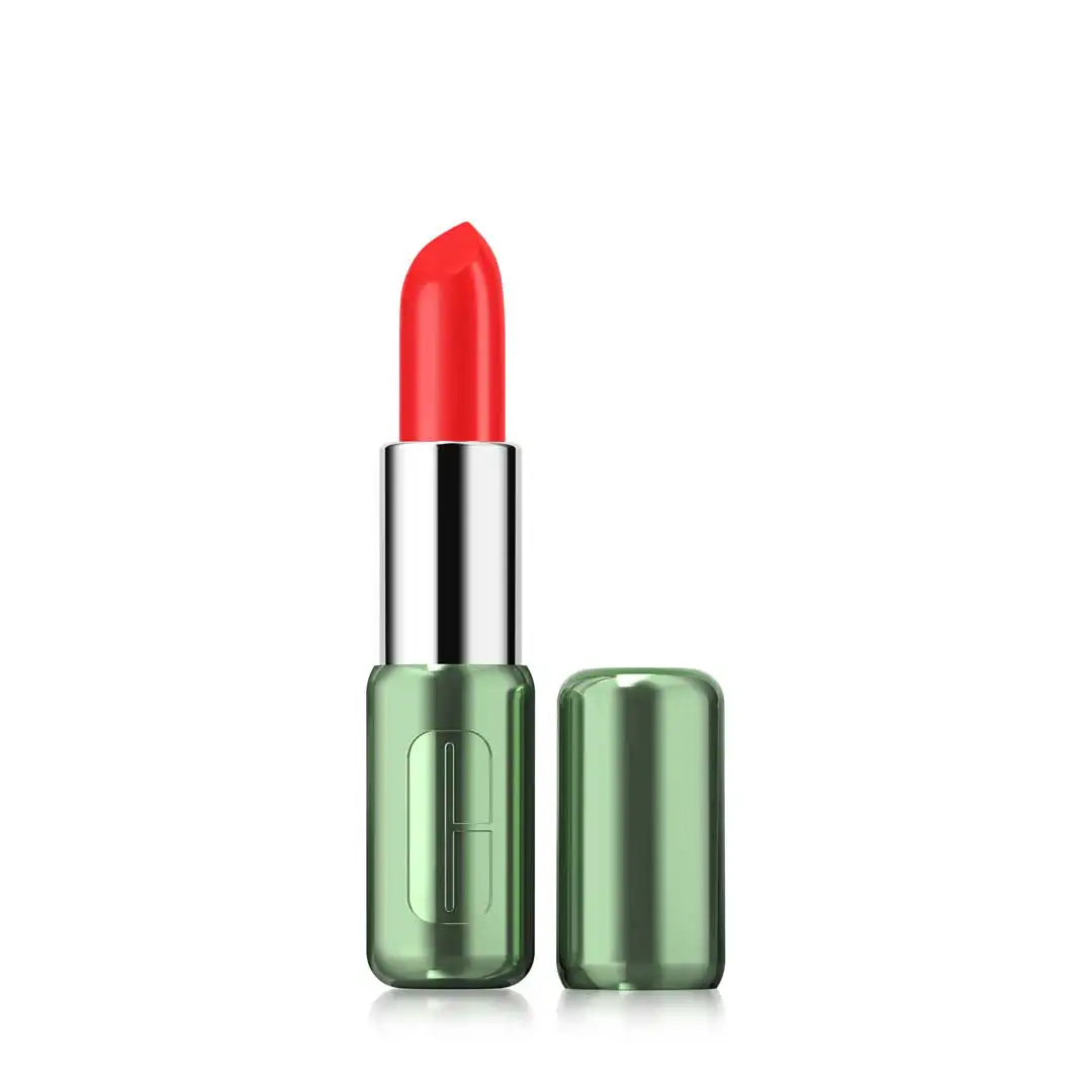 Clinique Larga duración Labial Pop� Satín - 3.9 g - Poppy Pop