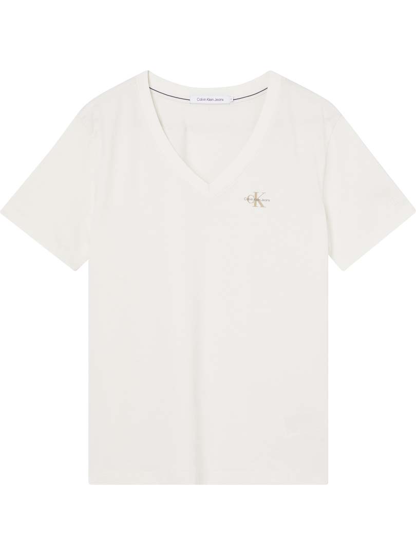 T-SHIRT DAMA M/C-IVORY