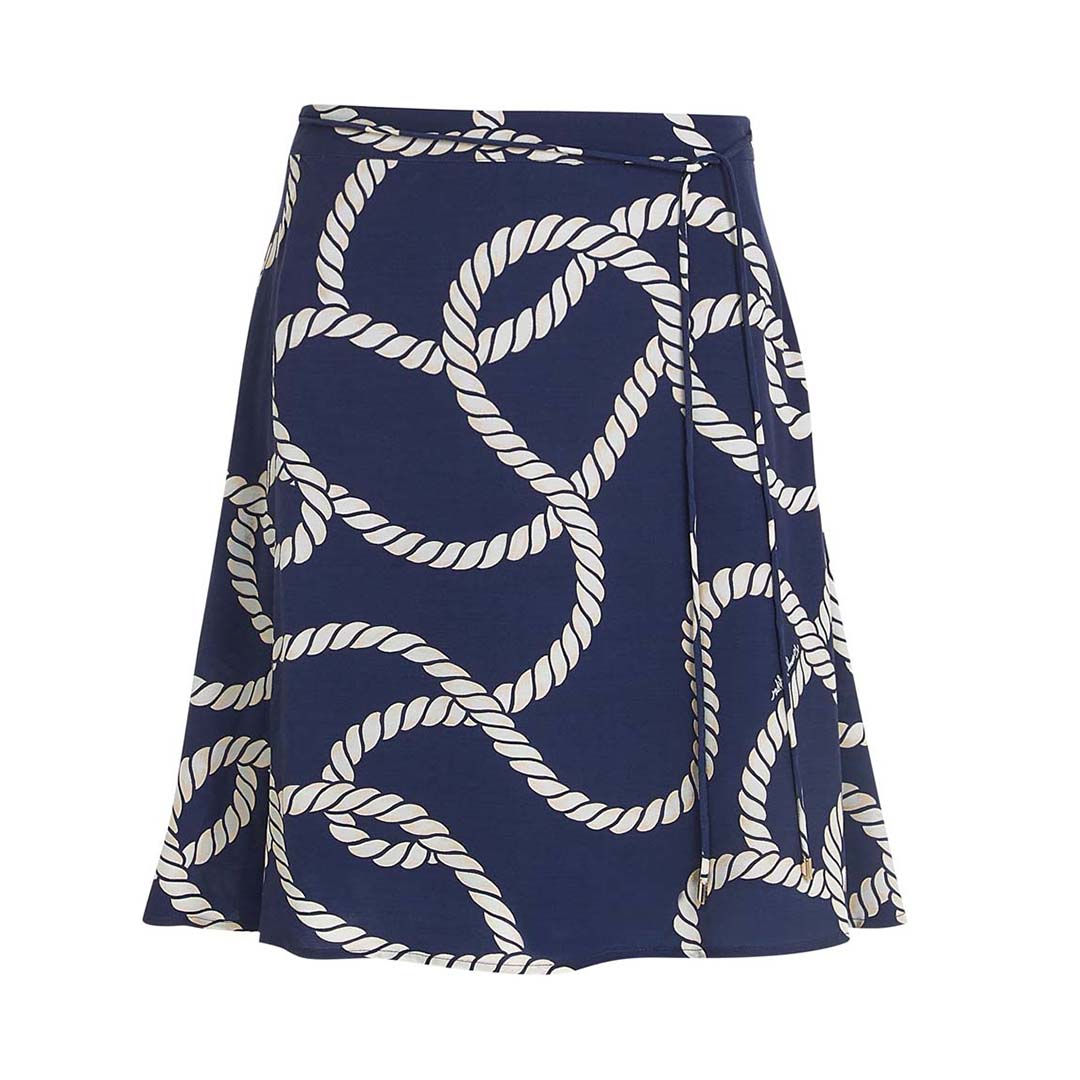 POLLERA COASTAL ROPE CARBON NAVY 38