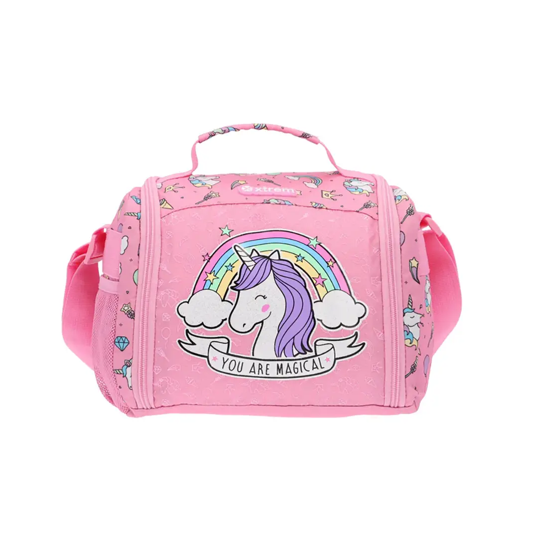 LUNCH BAG NEW BREAK 202 PINK UNICORN
