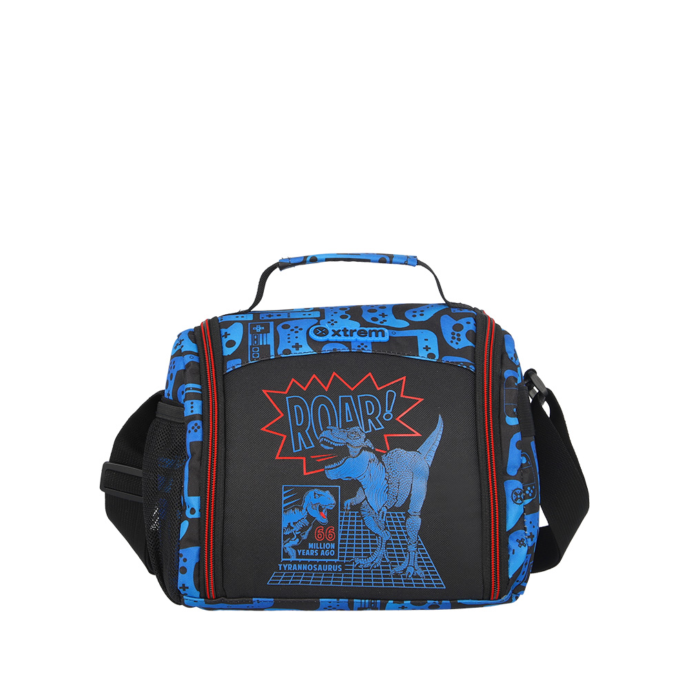 LUNCH BAG NEW BREAK 302 BLUE DINO
