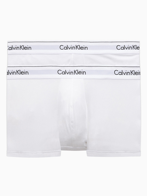 BOXER TRUNK PAQ. X2 -WHITE