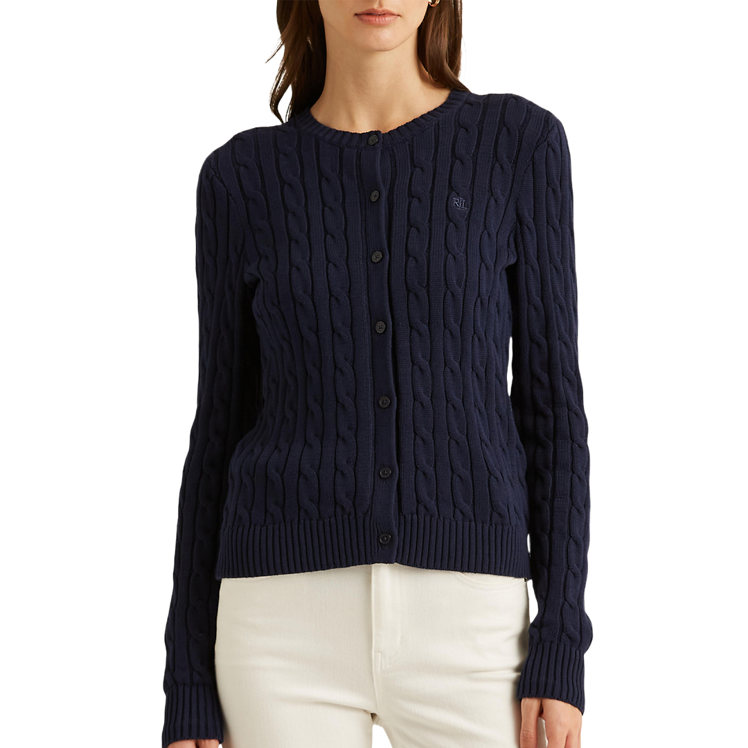 SWEATER CARDIGAN DAMA-FRENCH NAVY-XL - XL