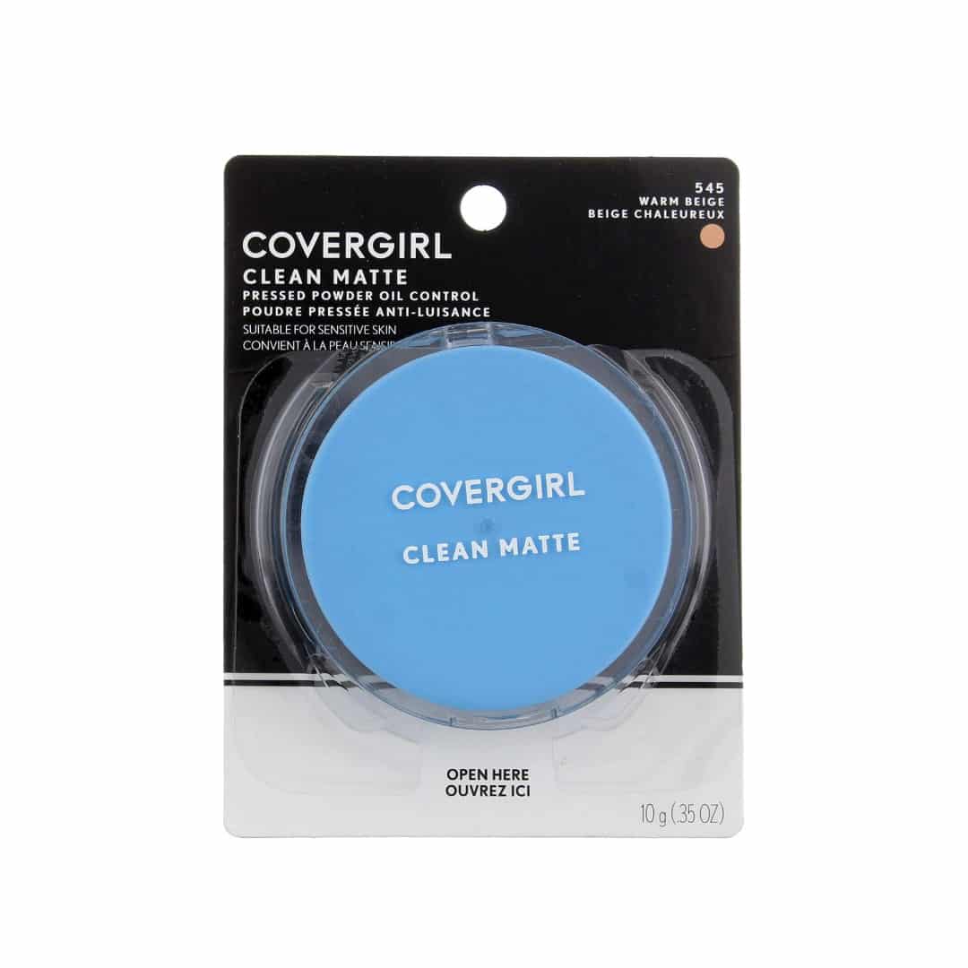 CLEAN MATTE PRESSED POWDER, WARM BEIGE