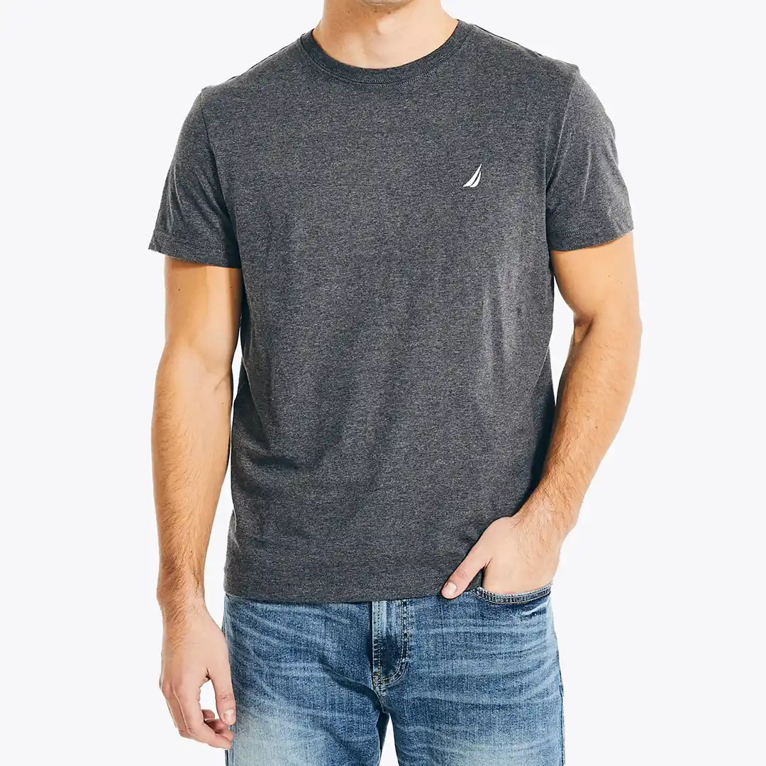 T-SHIRT CAB.-CHARCOAL HEATHER S - S