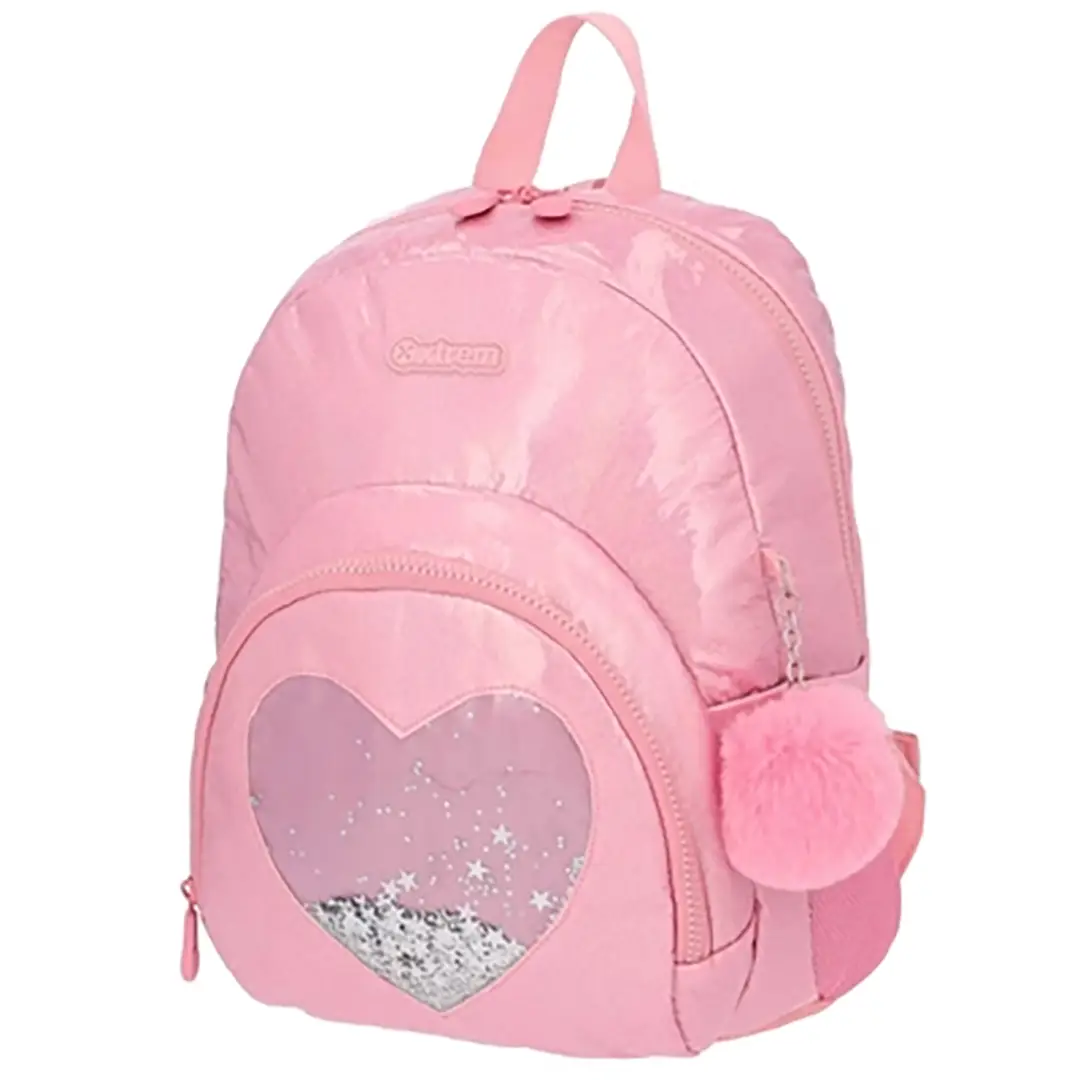 SCHOOL BACKPACK POWER 211 PINK HEART