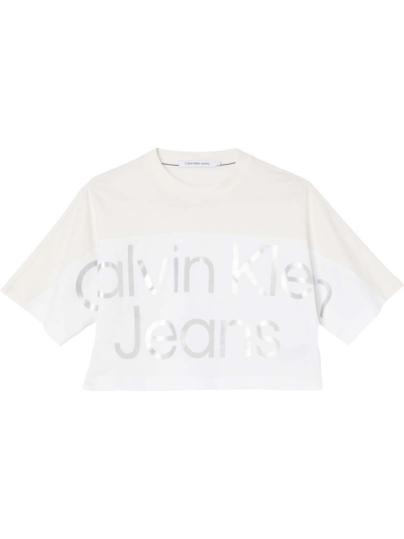 T-SHIRT DAMA M/C-BRIGHT WHITE