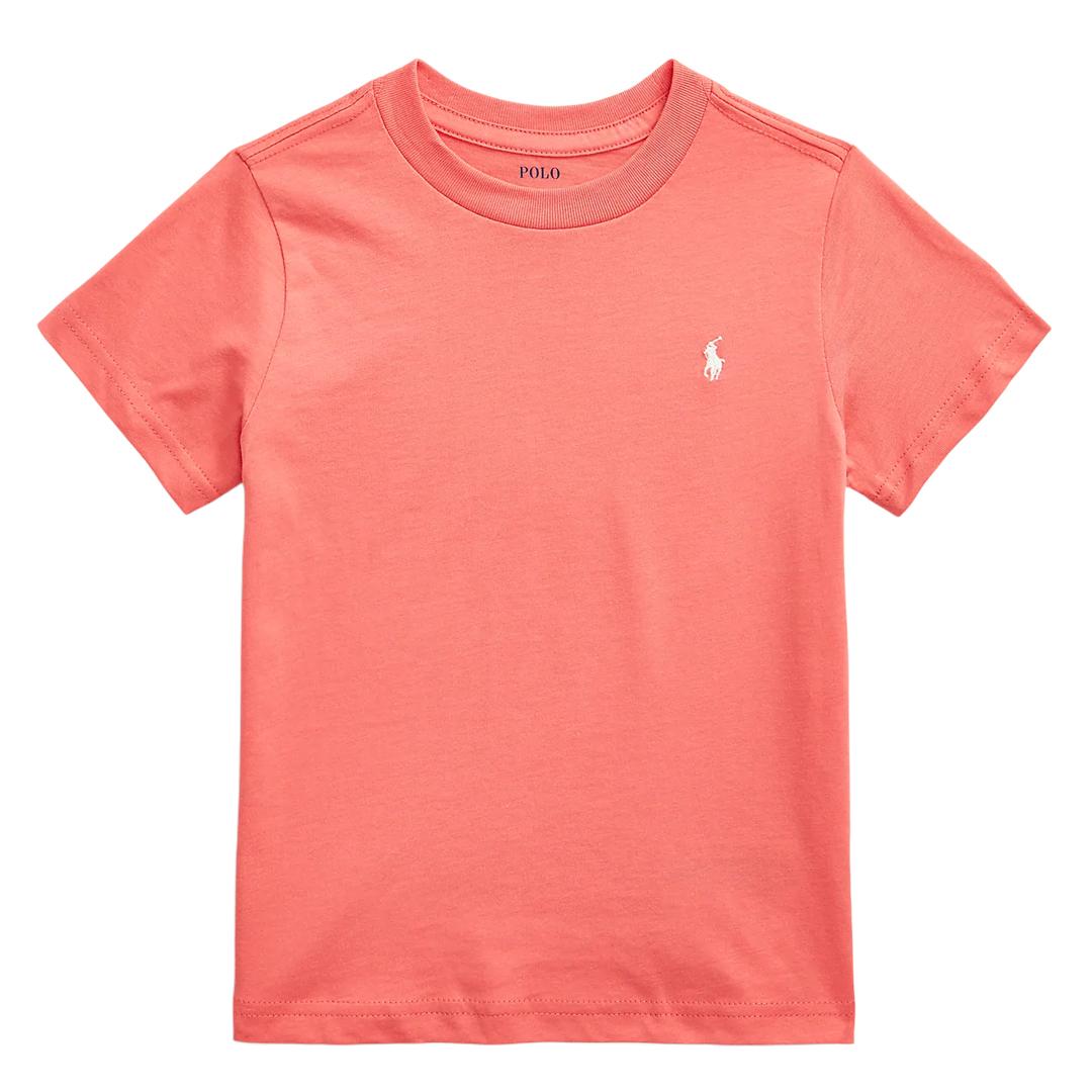 T-SHIRT C/R BOYS--AMALFI RED-5 - 5