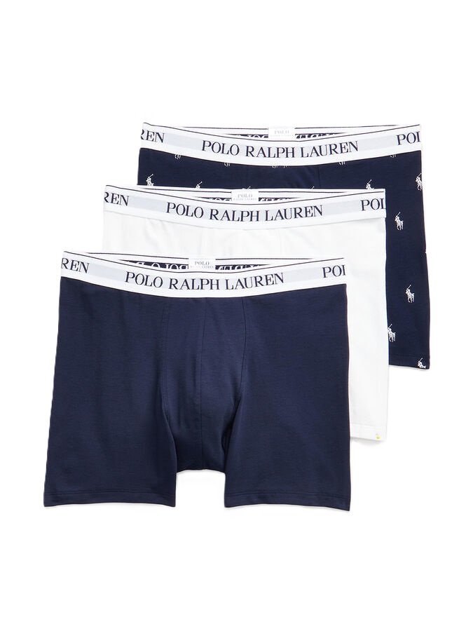 BOXER CABALLERO -BRIEF-3PK CRS NVY/WHITE/CRS NVY AOPP-S