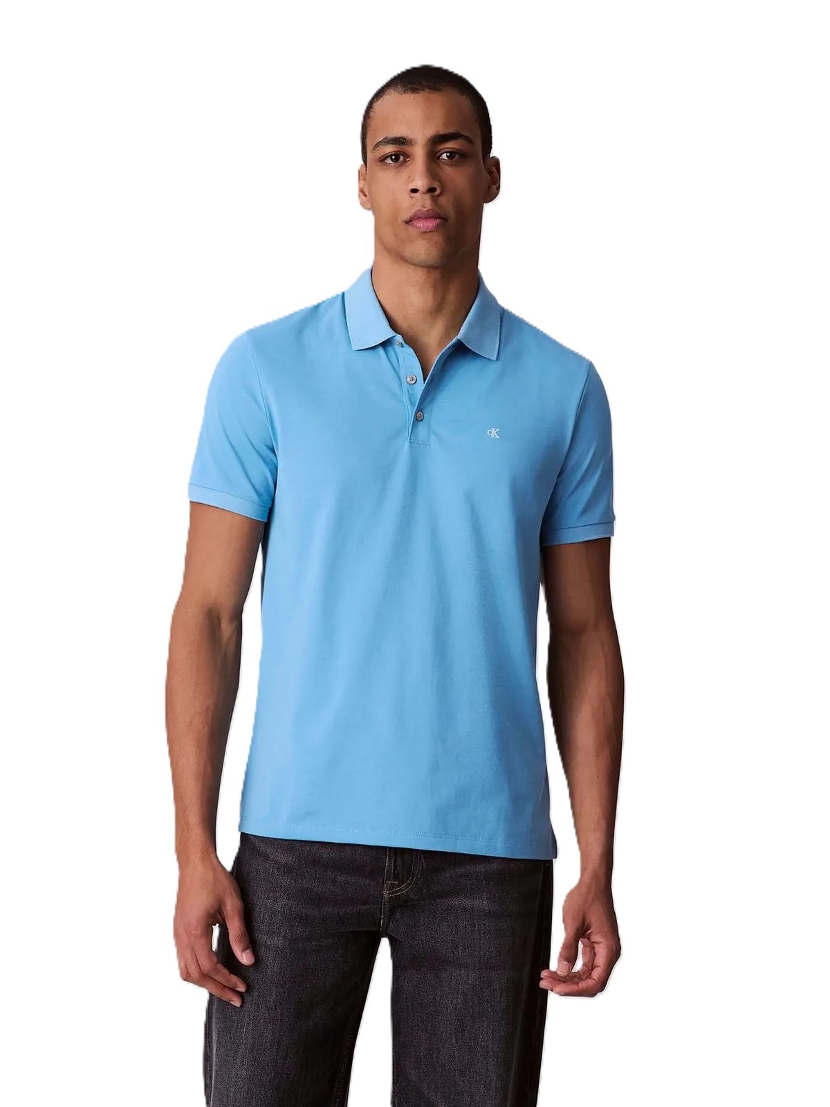 REMERA C/POLO CAB.-BLUE STEAM