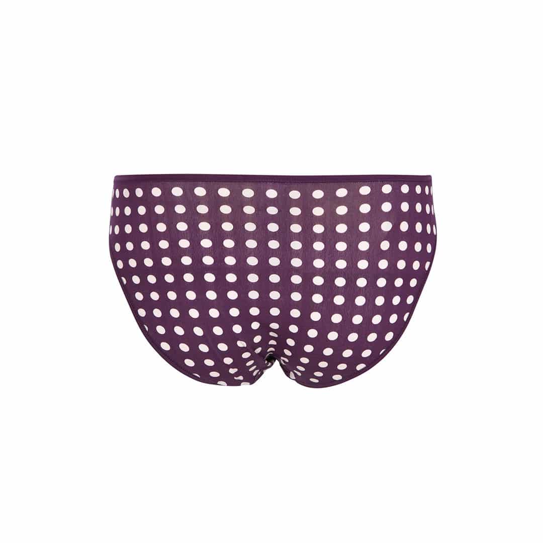 Panti Dama Bikini Paqx5-GREY HEATHER/PREPSTER BLUE/GRID DOT_CHESHIRE