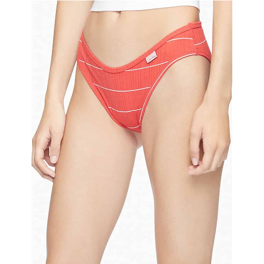 Panti Dama Bikini-SPACED STRIPE_STRAWBERRY SHAKE