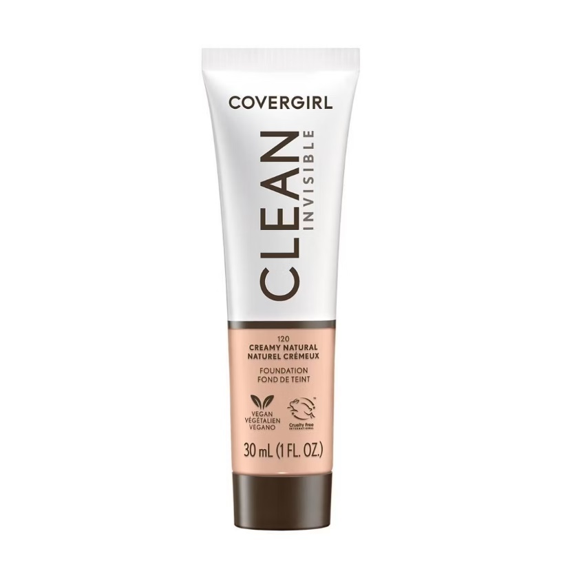 CLEAN INVISIBLE FOUNDATION, CREAMY NATURAL 120