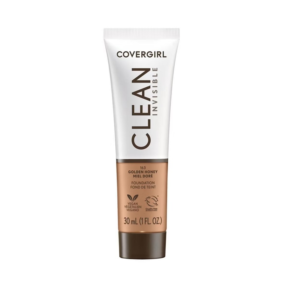 CLEAN INVISIBLE FOUNDATION, GOLDEN HONEY 163