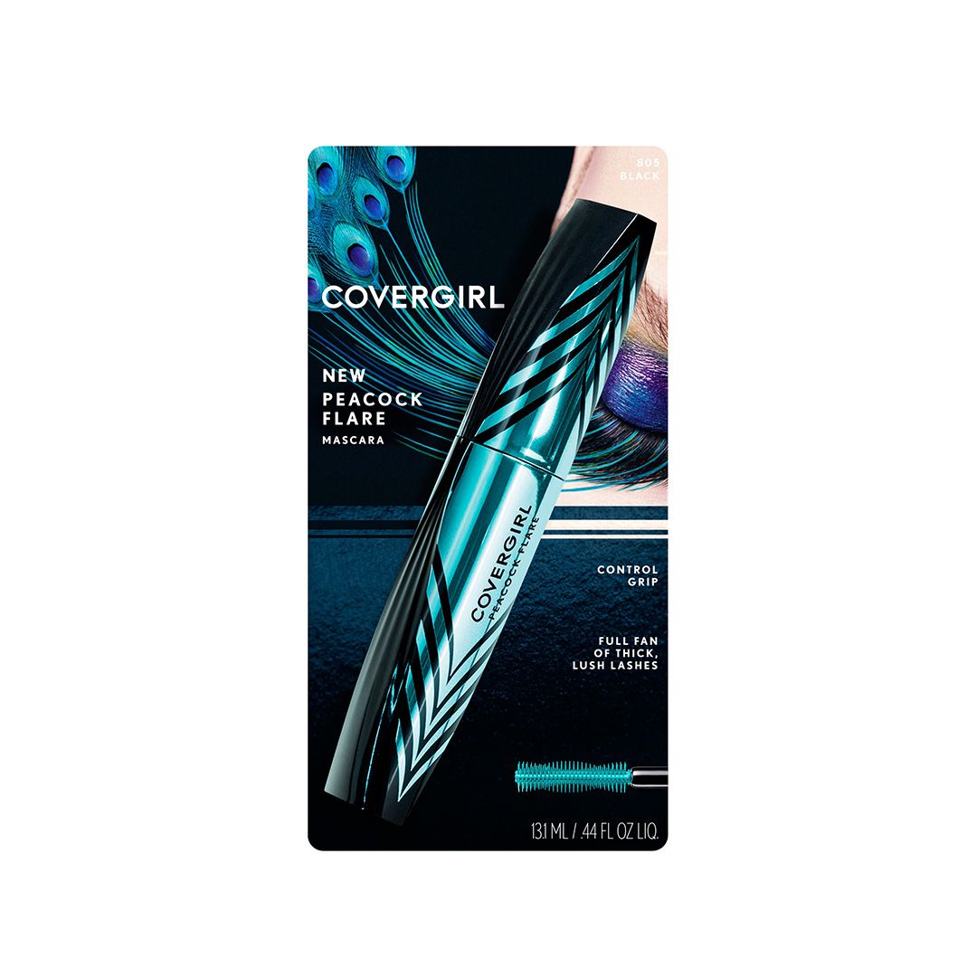 PEACOCK FLARE MASCARA, BLACK
