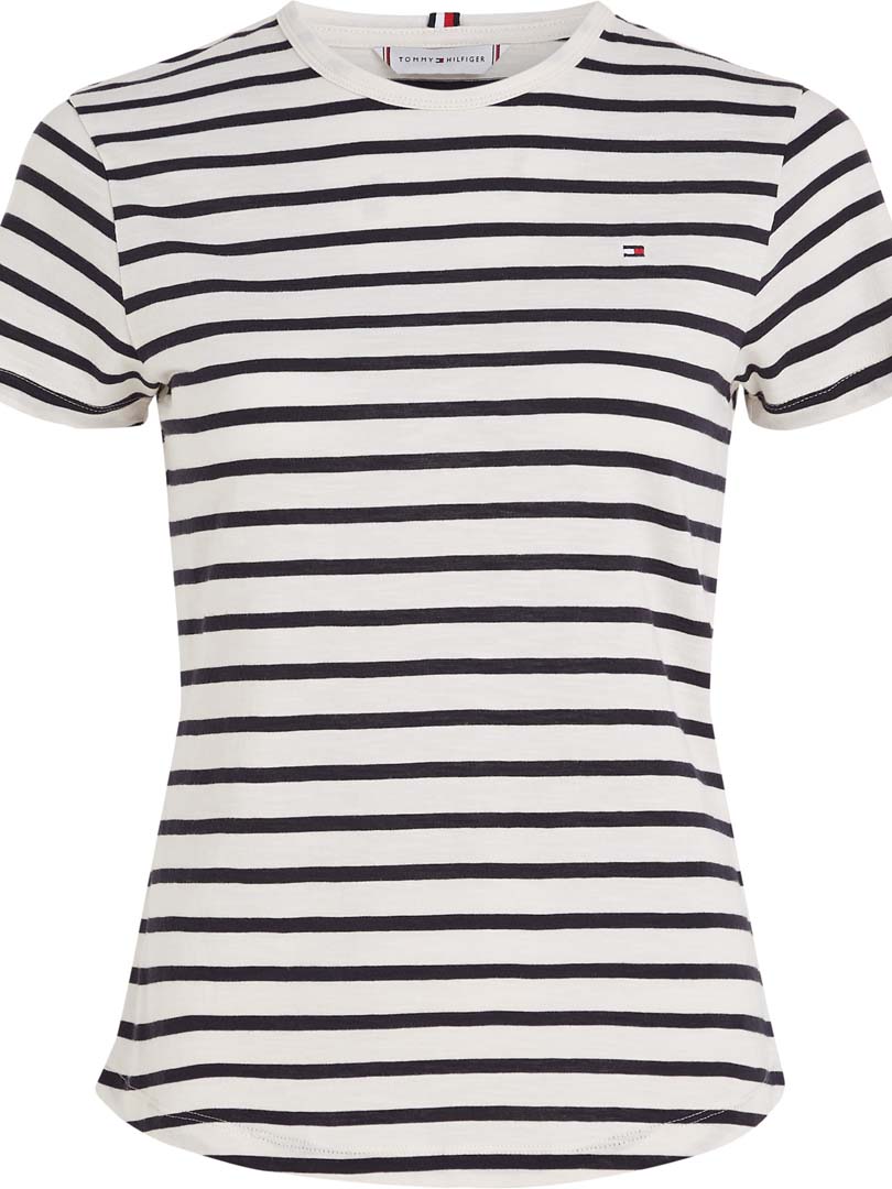 T-SHIRT FASHION DAMA BRETON STP W WHITE/ DESERT SKY XS