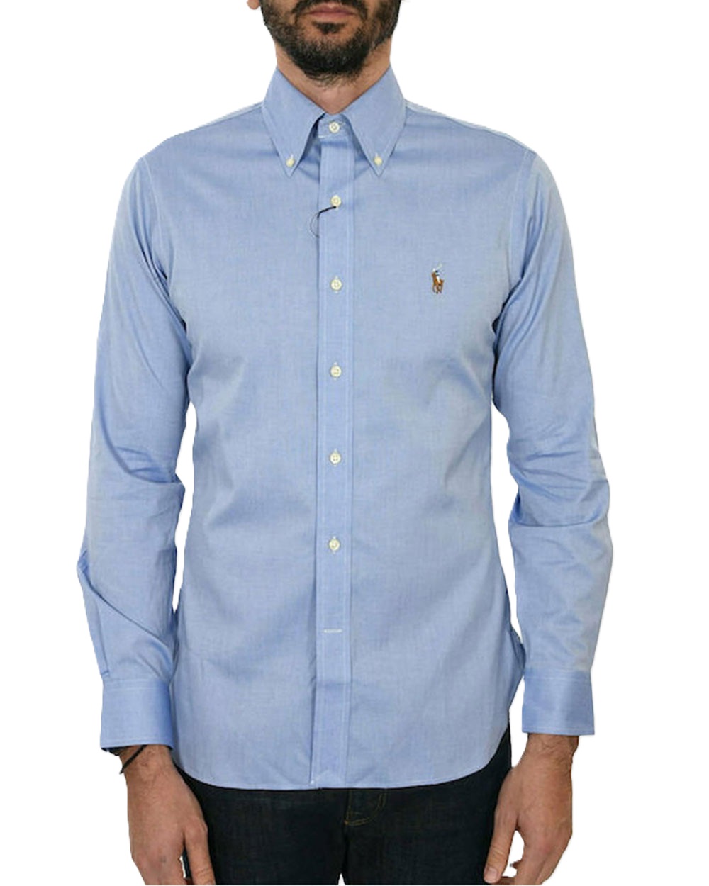 CAMISA CAB. M/L-CUHBDPPCN-TRUE BLUE/WHITE-14,5