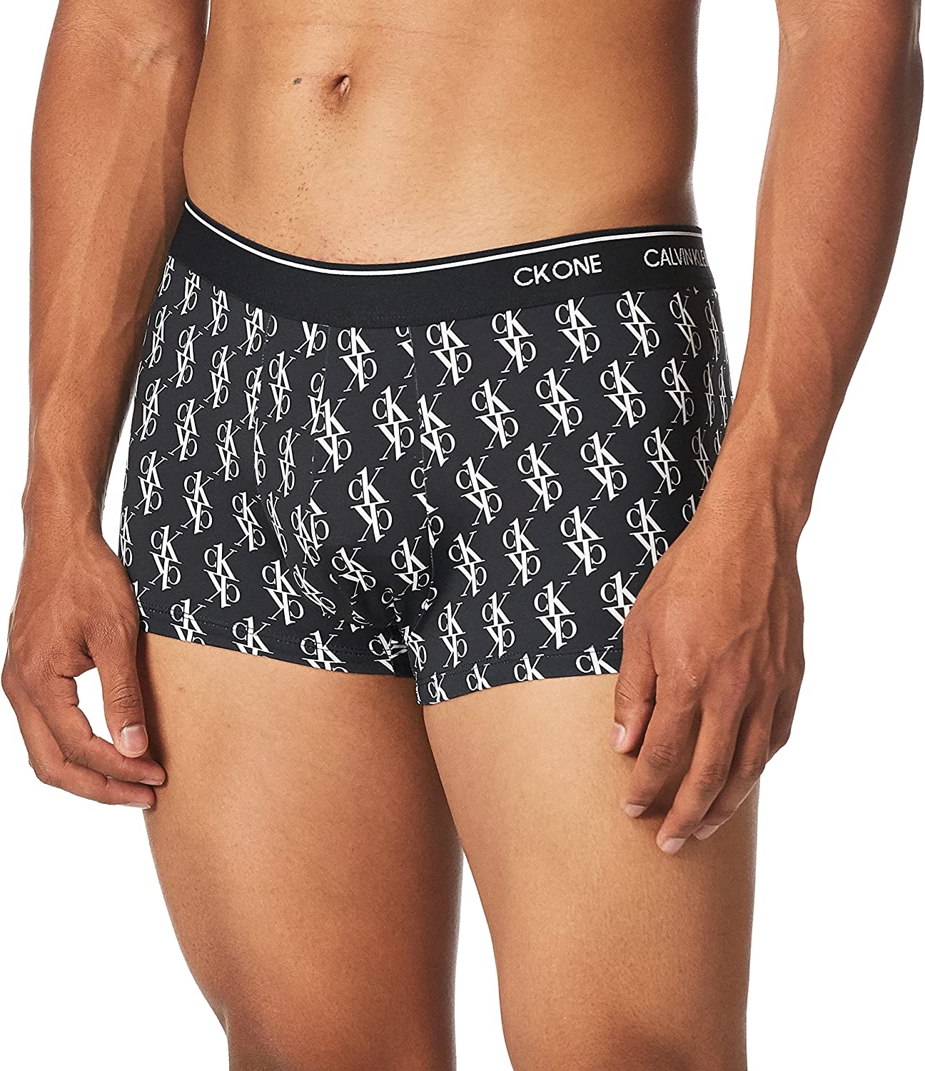 BOXER BRIEF-CONNECT LOGO PRINT_BLACK-S - S