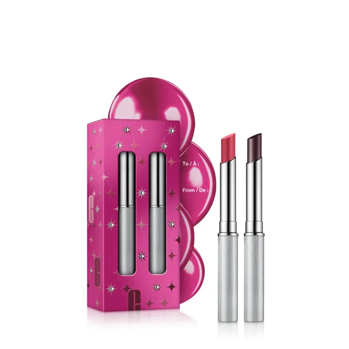 Clinique Set Maquillaje Bálsamo labial Labios Almost Lipstick Black Honey + Pink Honey: Stocking Stuffer Holiday