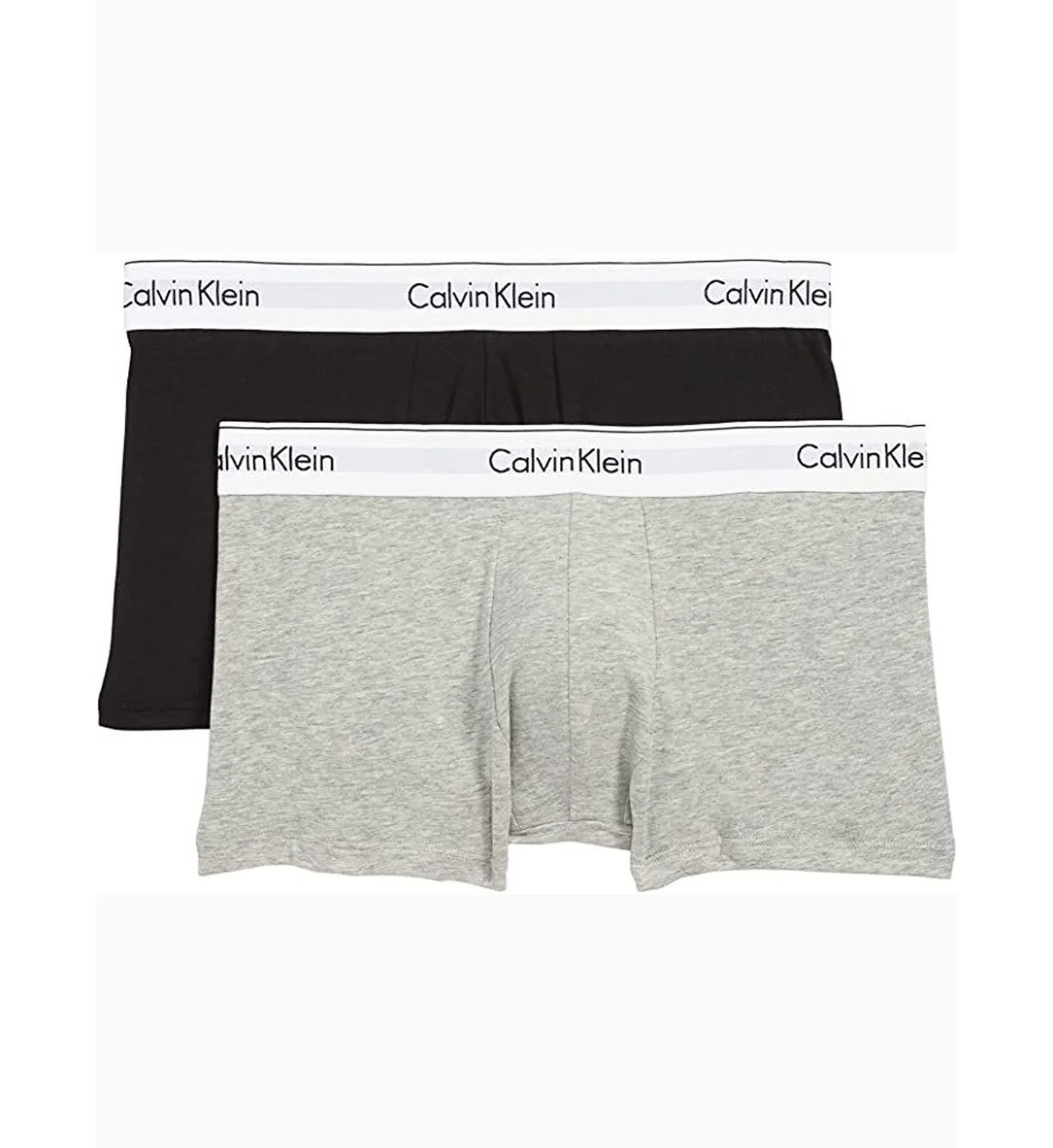 BOXER TRUNK PQX2-HEATHER GREY/ BLACK