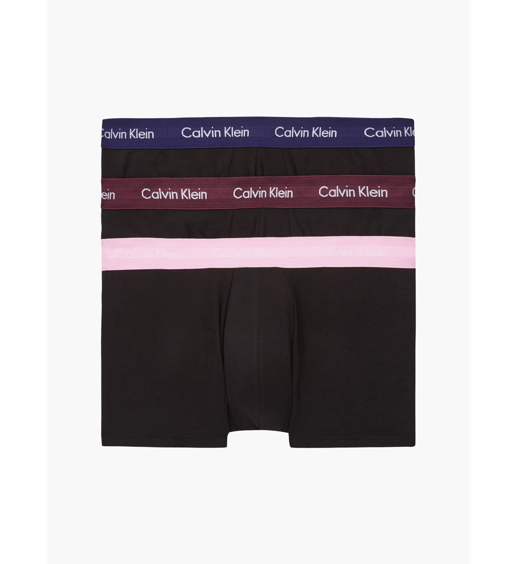 BOXER TRUNK 3PK-BLACK BODIES W/ GRAPE GLIMMER-XL - XL