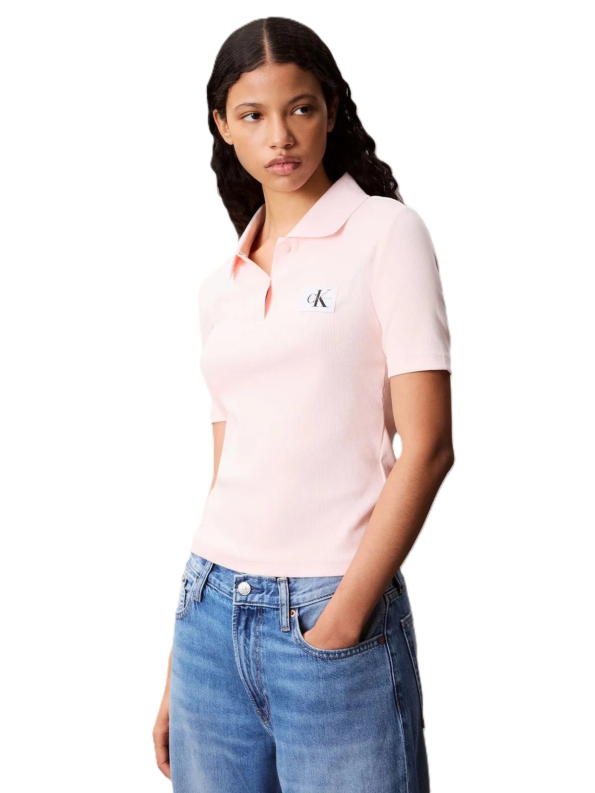REMERA C/POLO DAMA-CLOUD
