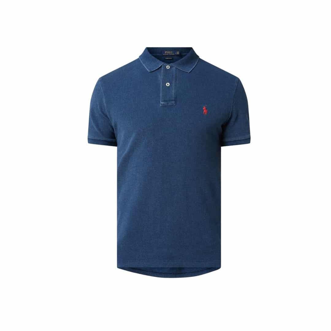 Remera c/polo-Piquet C/Slim-MEDIUM INDIGO/C3899