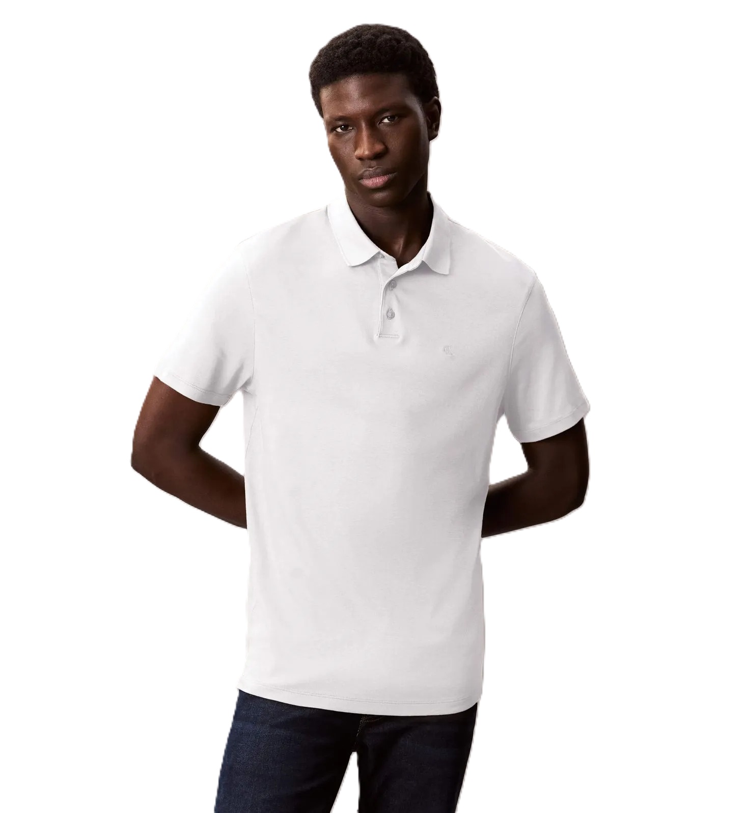 REMERA C/POLO CAB.-BRIGHT WHITE