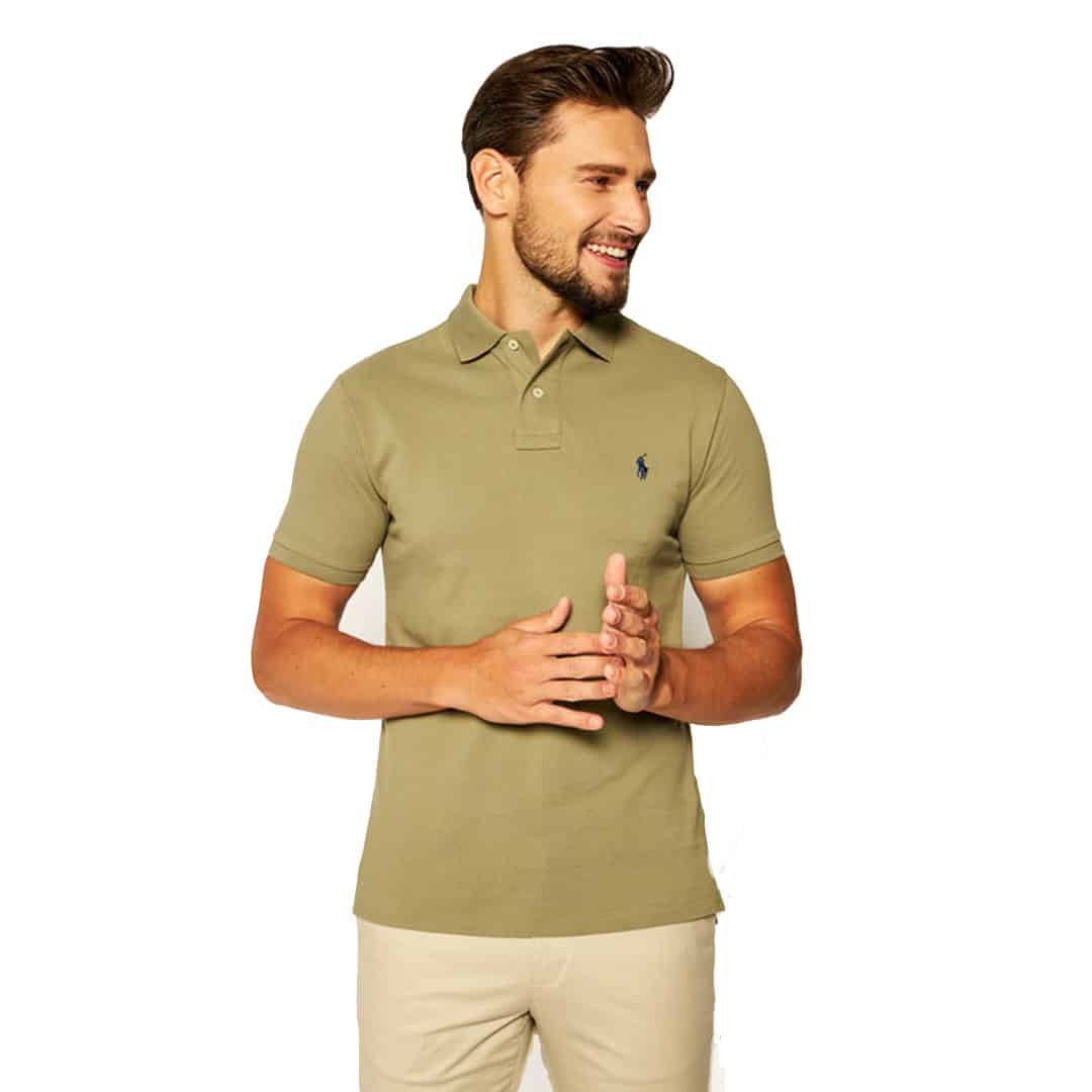 Remera c/polo-Piquet C/Slim-SAGE GREEN/C7998