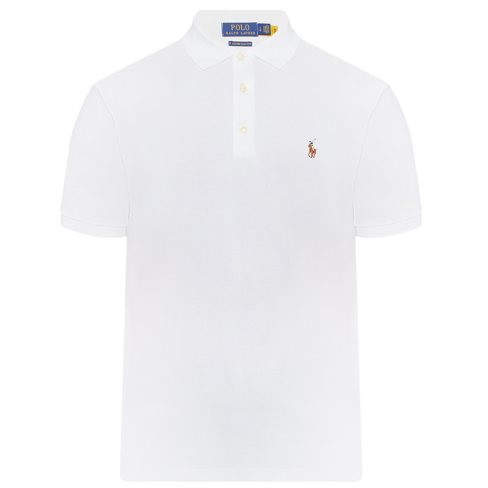 REMERA C/POLO INTERLOCK CAB. -WHITE-S