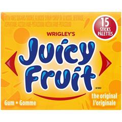 CHICLES JUICY FRUIT SLIM PACK 15 STICK