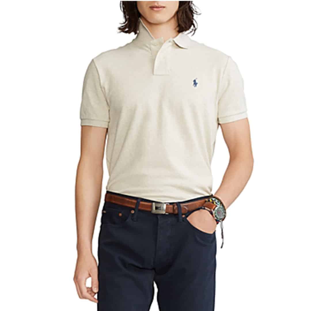 Remera c/polo-Piquet C/Slim-AMERICAN HEATHER/C7976