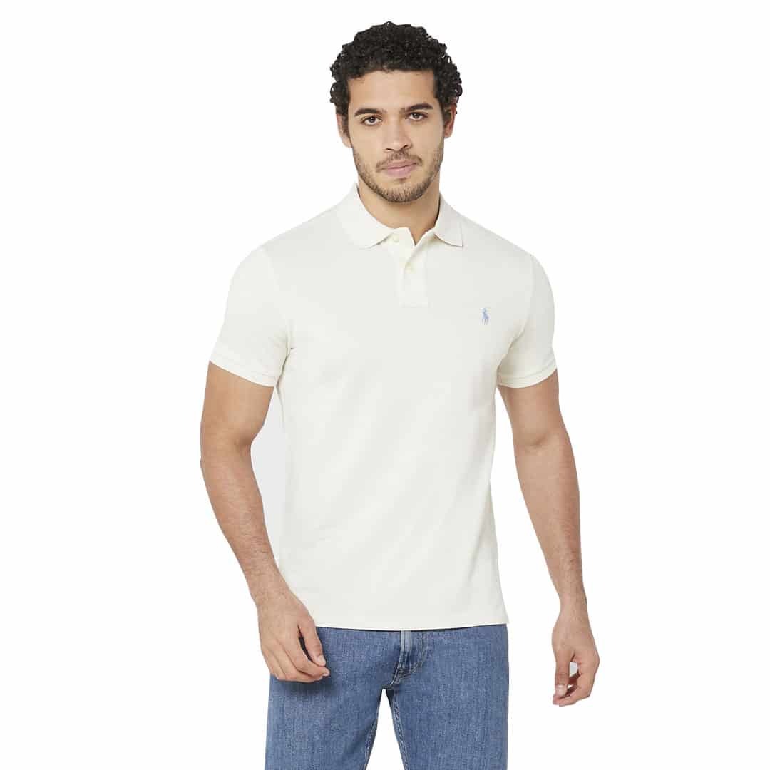 Remera c/polo-Piquet C/Slim-CHIC CREAM/C7156