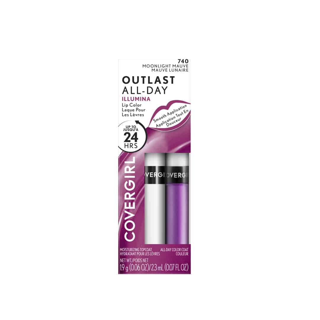 OUTLAST LIP WAND COLOR, MOONLIGHT MAUVE