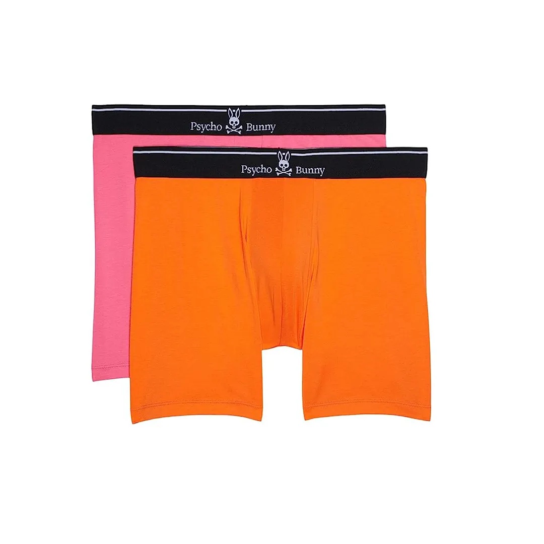 BOXER CABALLERO -MXED PINK ORANGE-L - L
