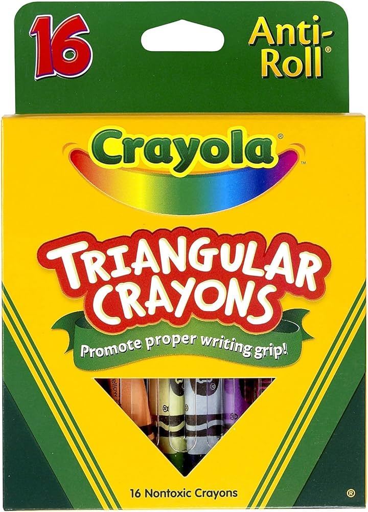 CRAYOLA 12/16CT. TRIANGULAR CRAYON