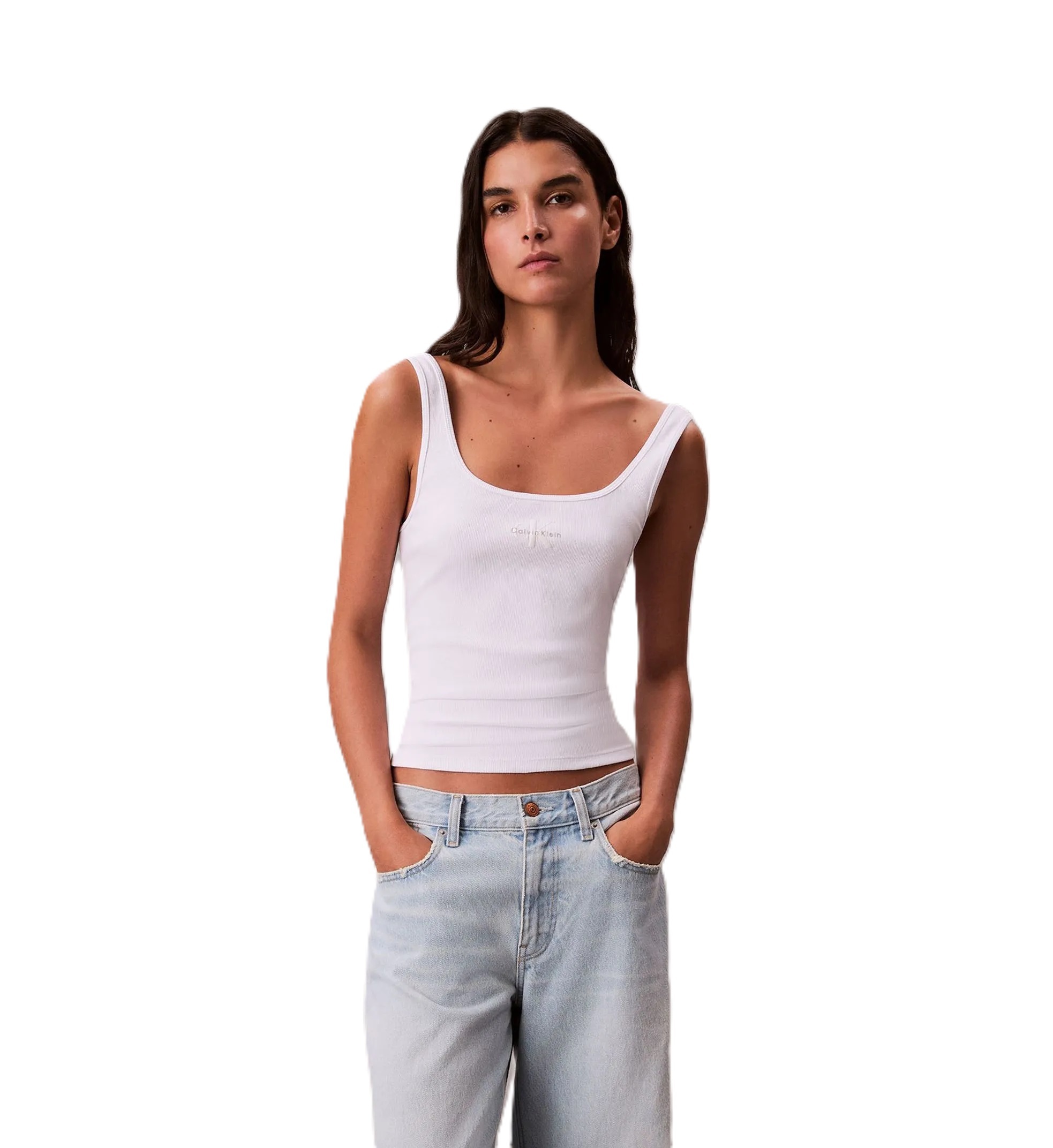 TSHIRT THANK TOP DAMA-BRILLIANT WHITE